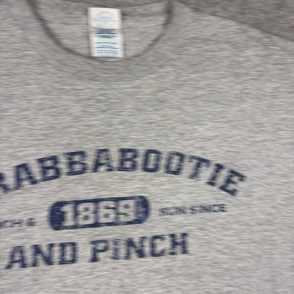 Grabbabootie Graphic T-Shirt Mens Medium Grey Funny Humor Vintage Y2K 90s Surf - Picture 6 of 16